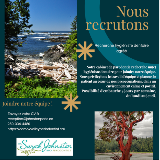Offre d'emploi pour Vancouver