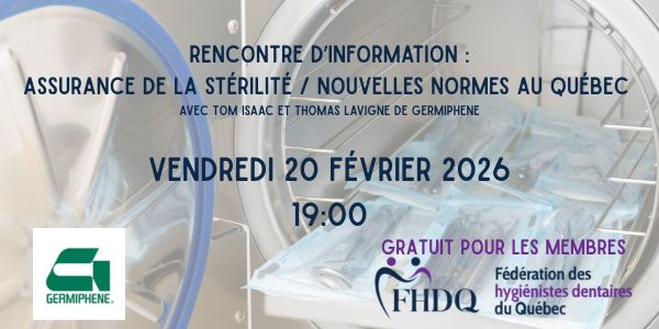 Rencontre d'information sur le nouveau protocole de stérilisation