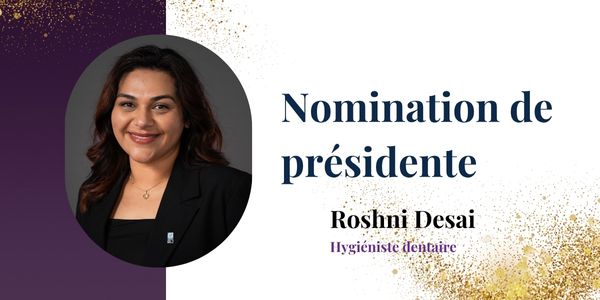 Nomination à titre de Présidente FHDQ