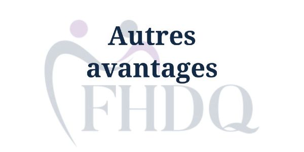 Autres avantages